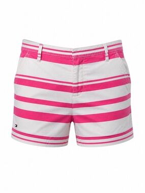 Tommy Hilfiger Pink & White Striped Shorts Size 10